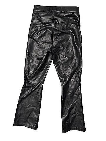 Zara Faux Leather Pants (view 2)