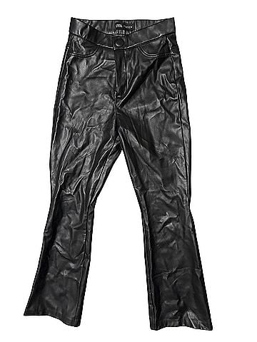 Zara Faux Leather Pants (view 1)