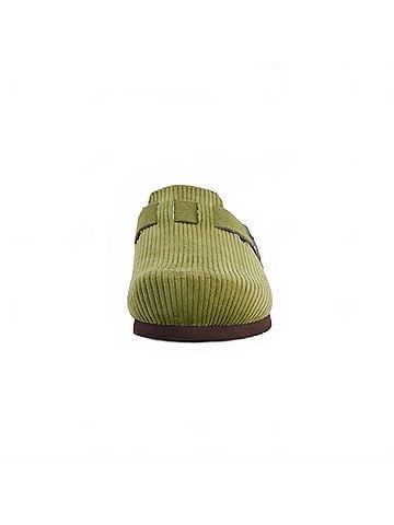 Cushion Aire Women's Hana Cork Footbed Clog in Khaki Corduroy (view 2)