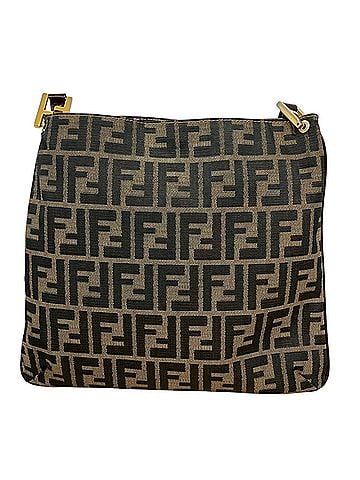 Fendi Fendi shoulder bag, Zucca canvas and leather. (view 2)