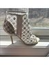 Vera Wang Silver White Boots Size 6 1/2 - photo 5