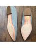 M. Gemi 100% Suede Blue Flats Size 7 - photo 3