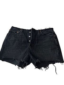 RE/DONE Raw Waist Cut Off Conversion Shorts Jeans (view 1)