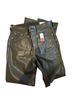 Gap Black Brown Faux Leather Pants Size 28 waist - photo 1
