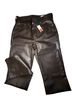 Gap Black Brown Faux Leather Pants Size 28 waist - photo 2