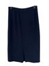 St. John Solid Blue Wool Skirt Size 12 - photo 2