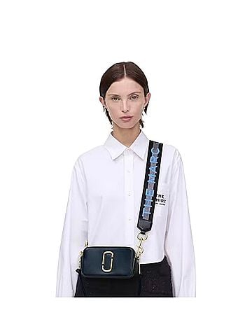 Marc Jacobs The Snapshot Leather Crossbody Bag (view 2)