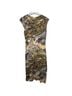 Cache Animal Print Black Brown Casual Dress Size M - photo 7