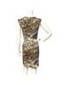 Cache Animal Print Black Brown Casual Dress Size M - photo 2