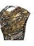 Cache Animal Print Black Brown Casual Dress Size M - photo 8