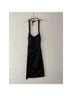 Cache 63% Acetate 35% Nylon 2% Spandex 100% Polyester Solid Black Cocktail Dress Size 4 - photo 4