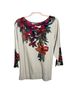 Chico's Floral Multi Color Casual Sweaters Size XL - photo 1