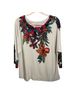 Chico's Floral Multi Color Casual Sweaters Size XL - photo 2