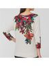 Chico's Floral Multi Color Casual Sweaters Size XL - photo 8
