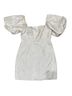 Sachin + Babi 100% Polyester Jacquard Ivory Gold Cocktail Dress Size 6 - photo 1