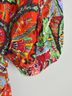 Rhode 100% Cotton Paisley Multi Color Cocktail Dress Size XS - photo 11
