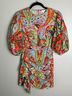Rhode 100% Cotton Paisley Multi Color Cocktail Dress Size XS - photo 9