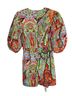 Rhode 100% Cotton Paisley Multi Color Cocktail Dress Size XS - photo 2