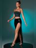 Oh Polly 100% Polyester Black Formal Skirt Size 4 - photo 6