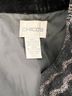 Chico's Design 62% Polyester 20% Cotton 18% Metallic Fiber 100% Polyester Print Black Jacket Size 10 - photo 3