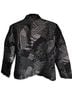 Chico's Design 62% Polyester 20% Cotton 18% Metallic Fiber 100% Polyester Print Black Jacket Size 10 - photo 2