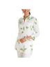 Chico's 100% Linen Print White Yellow Green Long Sleeve Blouse Size M - photo 1