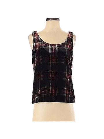 J. Crew x Dauphinette Stewart Tartan Plaid Velvet Tank Top Tank Top (view 1)