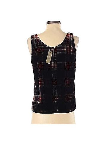 J. Crew x Dauphinette Stewart Tartan Plaid Velvet Tank Top Tank Top (view 2)