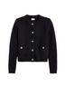 J.Crew 100% Cotton Solid Black Cardigan Size S - photo 1