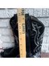 Dan Post 100% Leather Black Boots Size 9 1/2 - photo 5