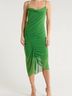 ALLSAINTS Green Cocktail Dress Size 6 - photo 4