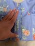 Zara Floral Purple Blue Tank Top Size S - photo 4
