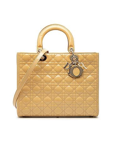 Dior Large Patent Cannage Lady Dior (view 1)