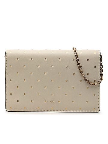 Dior Stars Printed Calfskin Wallet on Chain (view 1)