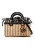 Dior 100% Other Brown Micro Wicker Oblique Lady D Joy One size - photo 1