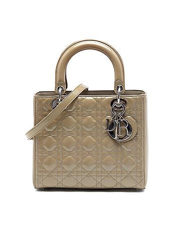 Dior Medium Patent Cannage Lady Dior (view 1)