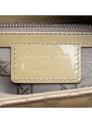 Dior Medium Patent Cannage Lady Dior (view 2)