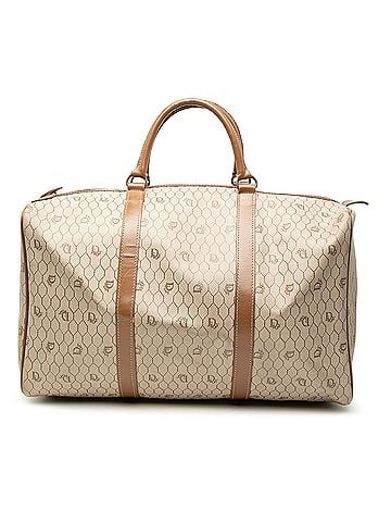 Dior Honeycomb Coated Canvas Travel Bag (view 1)