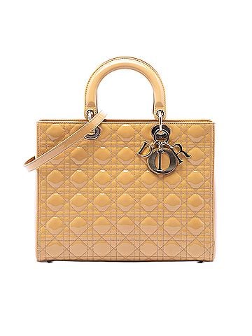 Dior Large Patent Cannage Lady Dior (view 1)