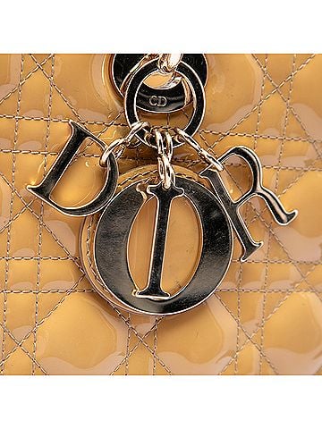 Dior Large Patent Cannage Lady Dior (view 2)
