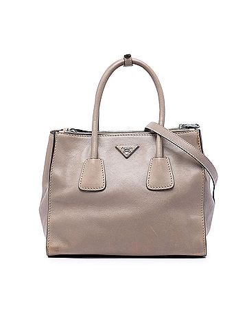 Prada Glace Calf Twin Pocket Double Handle Satchel (view 1)