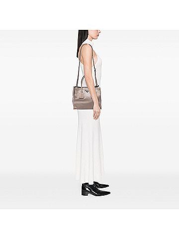 Prada Glace Calf Twin Pocket Double Handle Satchel (view 2)