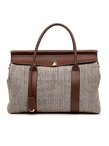 Loro Piana Toile Herringbone and Leather Loom L32 (view 1)