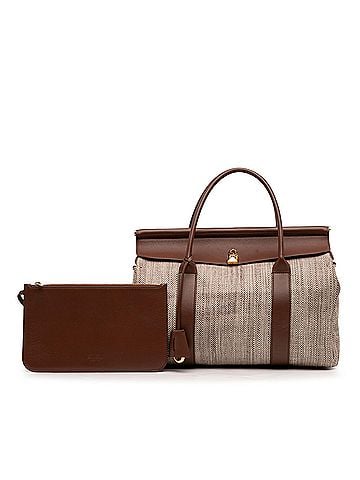 Loro Piana Toile Herringbone and Leather Loom L32 (view 2)