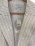 Ann Taylor LOFT Stripes White Blazer Size 14 - photo 3