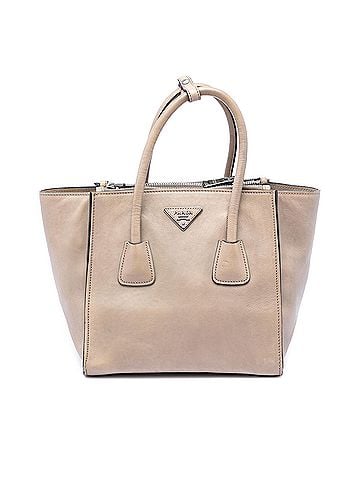 Prada Small Glace Calf Twin Pocket Satchel (view 1)