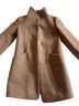 Wilfred 70% Wool 26% Nylon 5% Cashmere 100% Cupro 94% Polyester 6% Elastane 100% Cupro 25% Nylon 5% Cashmere Tan Brown Coat Size XXS - photo 1