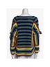 BODE 100% Merino Stripes Green Blue Brown Ivory Pullover Sweater Size M - photo 8
