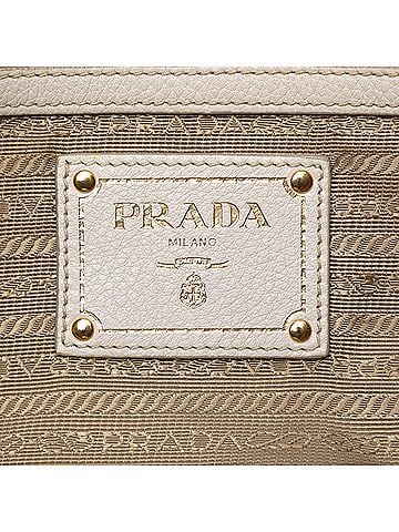 Prada Canvas Canapa Logo Satchel (view 2)