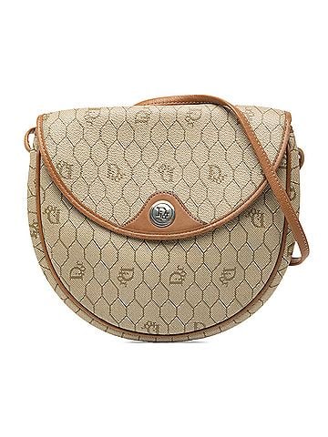 Dior Honeycomb Coated Canvas Crossbody (view 1)